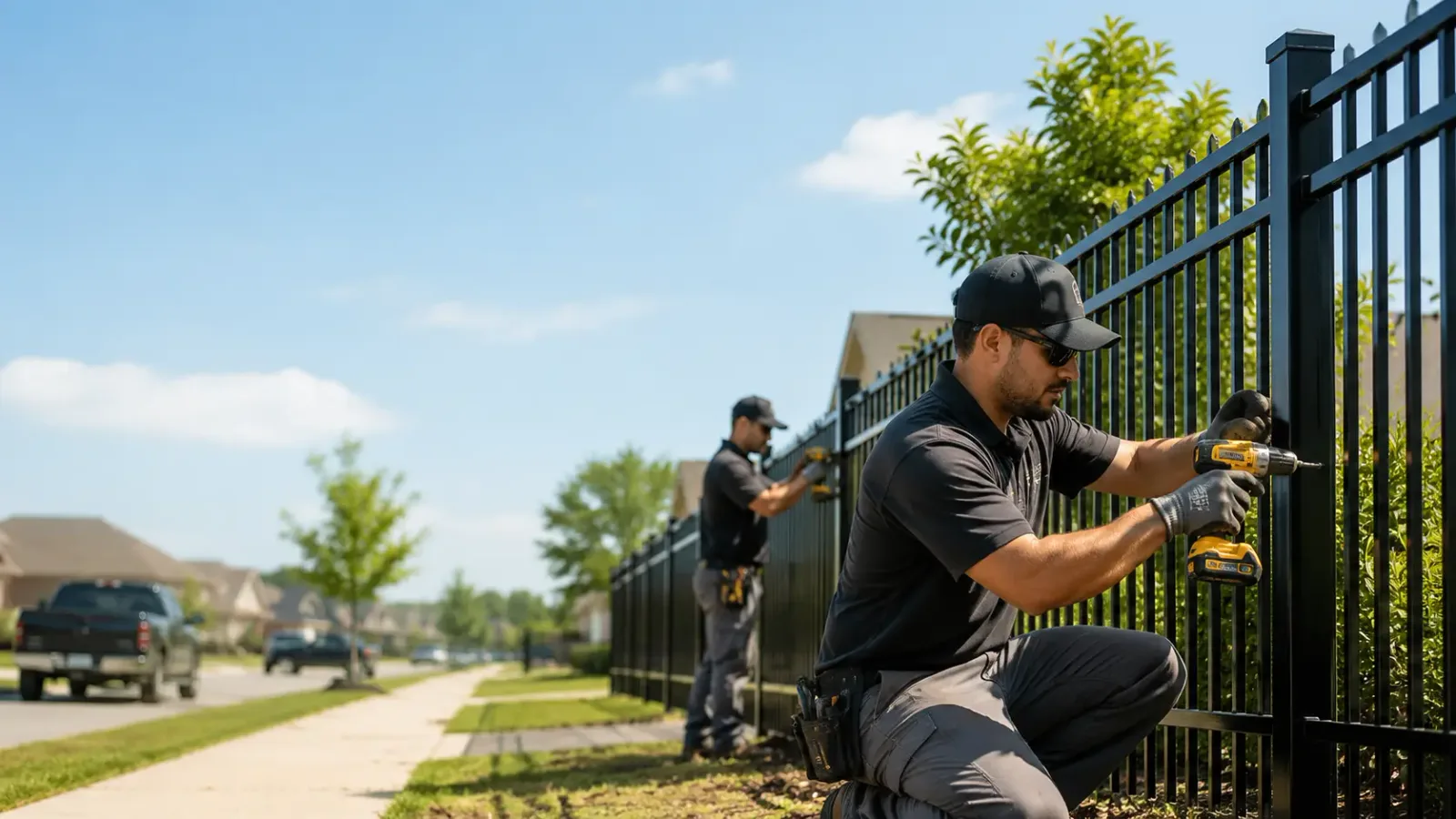 Metal Fence Installation in Oak Grove, AR